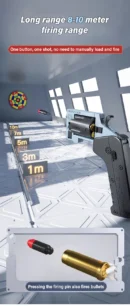 (BUY1 GET1 FREE) Alloy Security Toy (100 Bullets FREE)