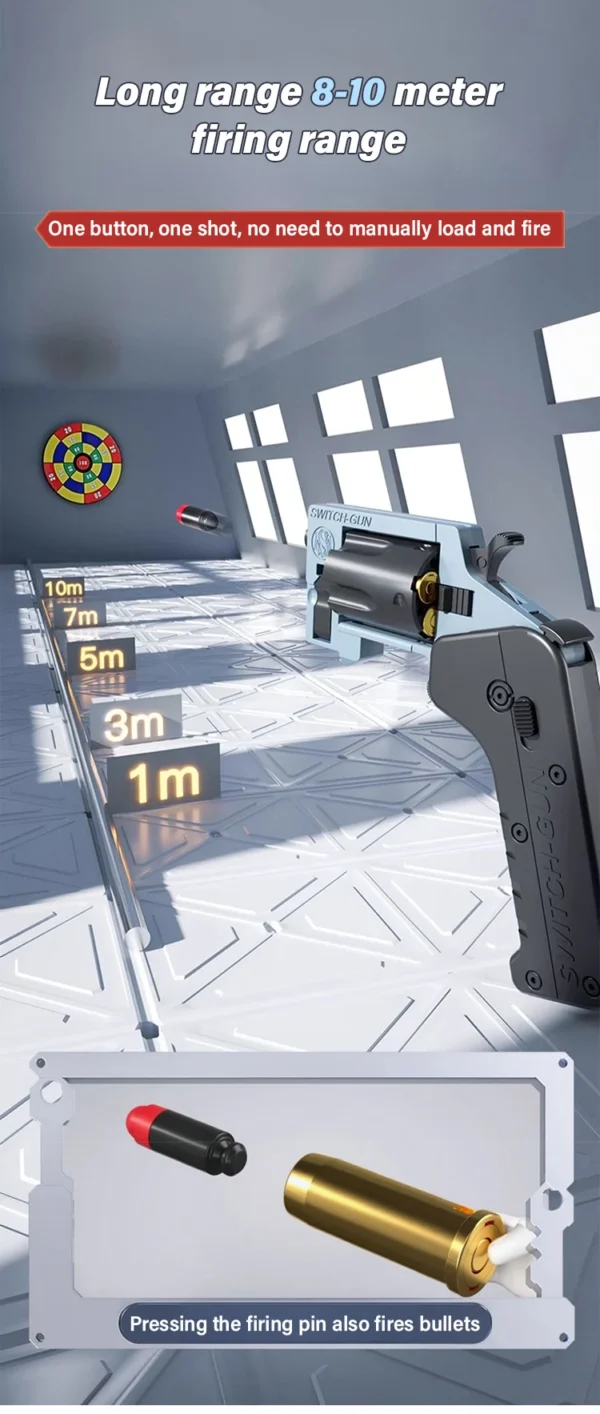 (BUY1 GET1 FREE) Alloy Security Toy (100 Bullets FREE) - Image 2