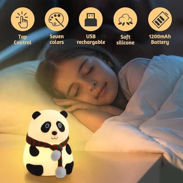 Cute Panda Light Lamp For Kids - Image 4