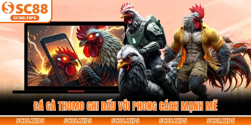 Đá gà Thomo ghi dấu với phong cách mạnh mẽ