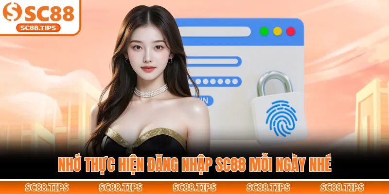 Nhớ thực hiện đăng nhập SC88 mỗi ngày nhé