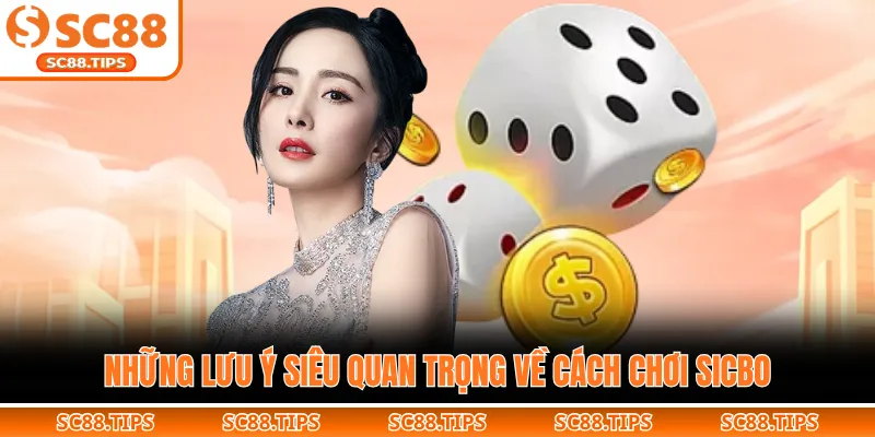 Những lưu ý siêu quan trọng về cách chơi sicbo